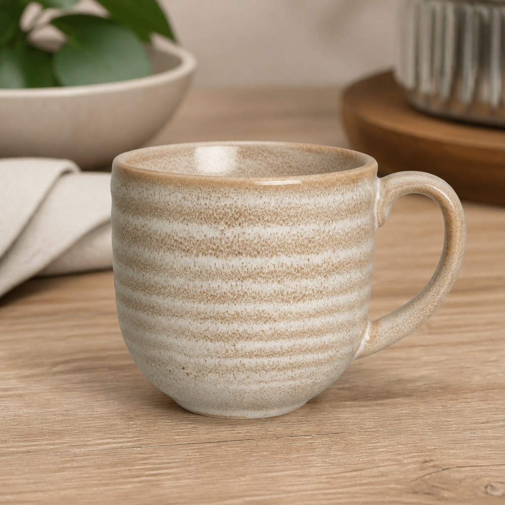 340ml Truffle Terrace Stoneware Mugs – Pack of 12