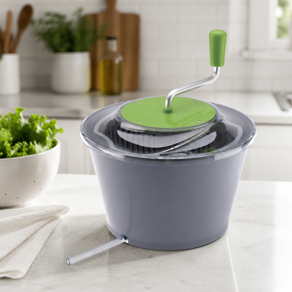 10L Commercial Salad Spinner with Easy Clean Design