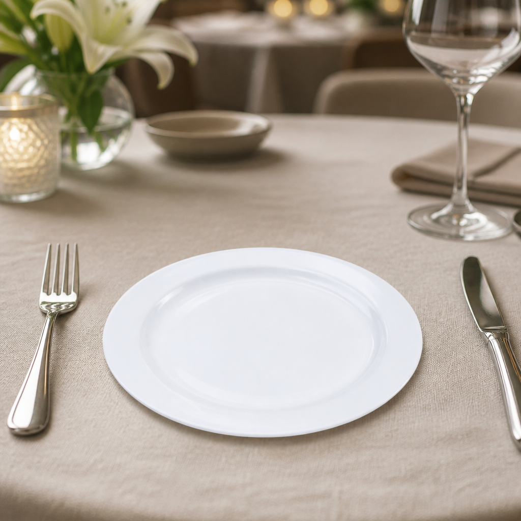 Commercial Porcelain Plates 165mm 12 Pack