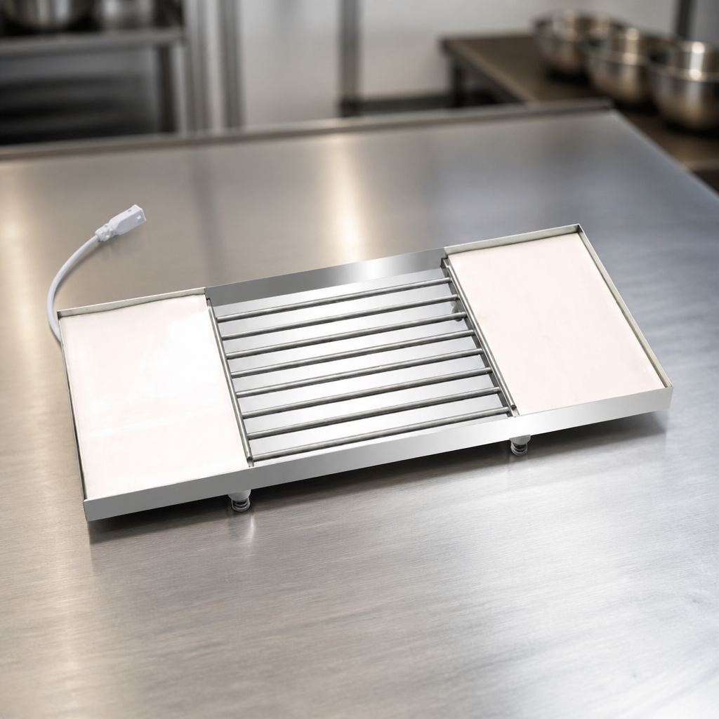 Commercial Heated Vibrating Table for 12kg Chocolate Tempering