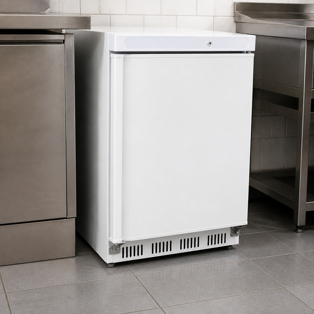 140Ltr Commercial Undercounter Freezer for Kitchen Storage