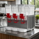 Commercial Triple Bowl Chilled Juice Dispenser 39L Capacity