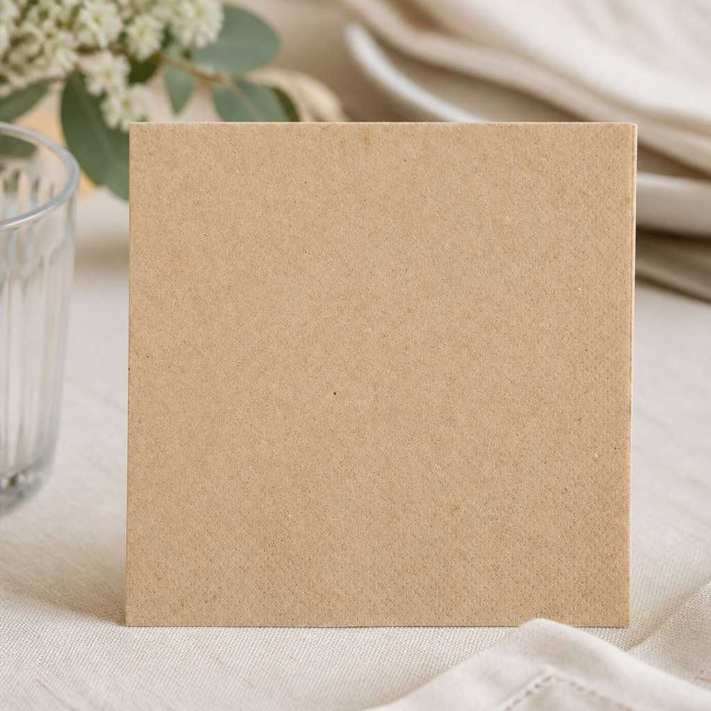 Commercial Recyclable 2-Ply Cocktail Napkins 24x24cm 4000 Pack