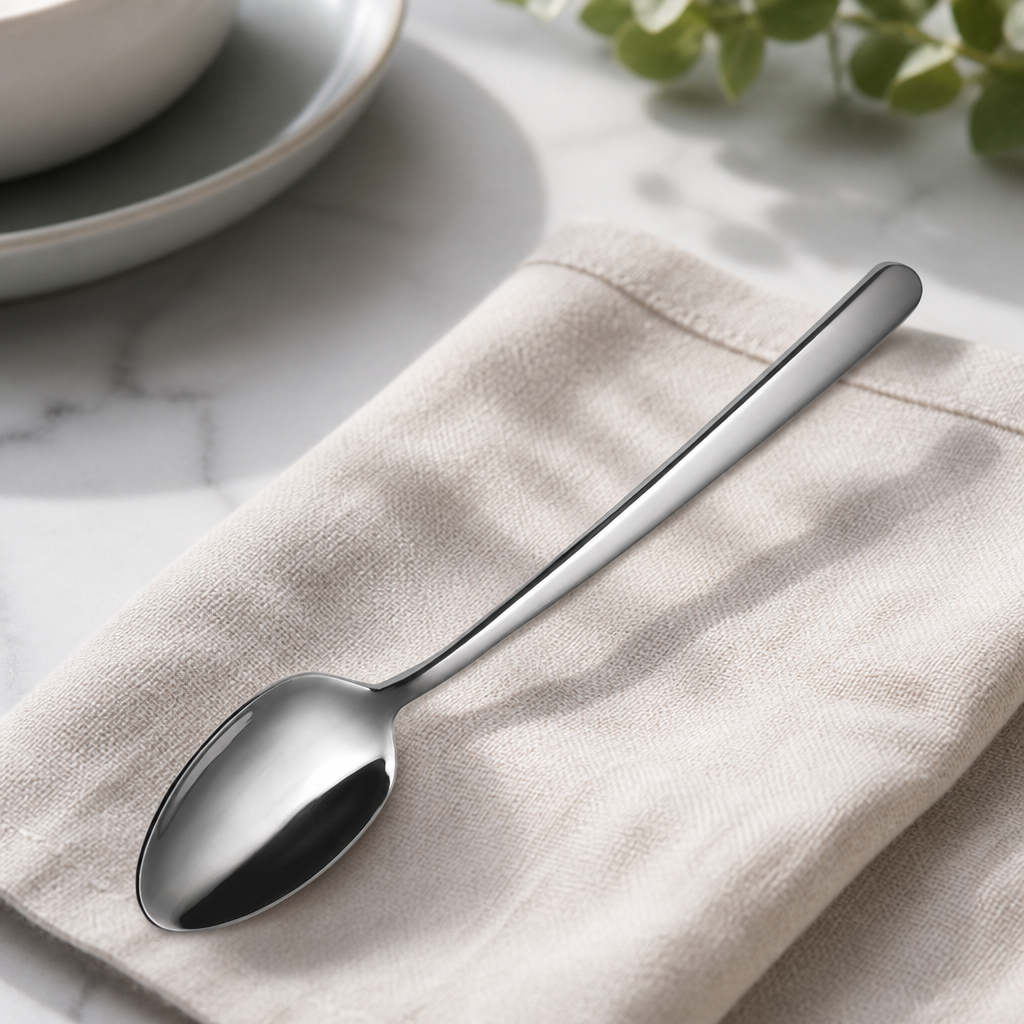 Commercial Stainless Steel Teaspoons 12 Pack Elegant Cutlery