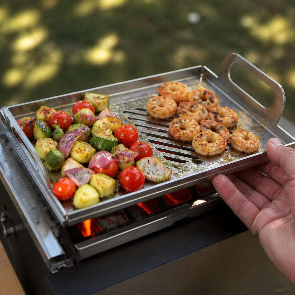 Commercial plancha plate for Nano Pro Konro Grill 312mm