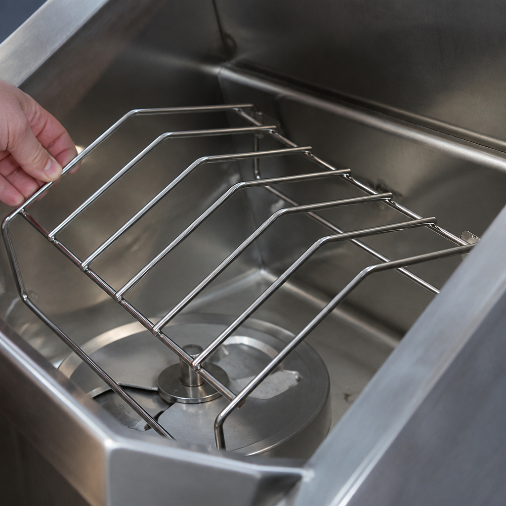 Commercial Wire Disc Holding Rack for Veg Prep Machine