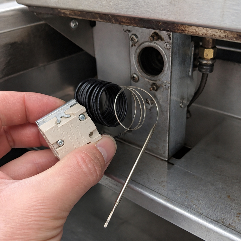 Replacement Limit Thermostat for Commercial Griddle Units