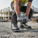 Premium Comfortable Ankle Safety Boots with Composite Toe Cap, Anti-Puncture, and Anti-Slip Sole - Sizes 5-12