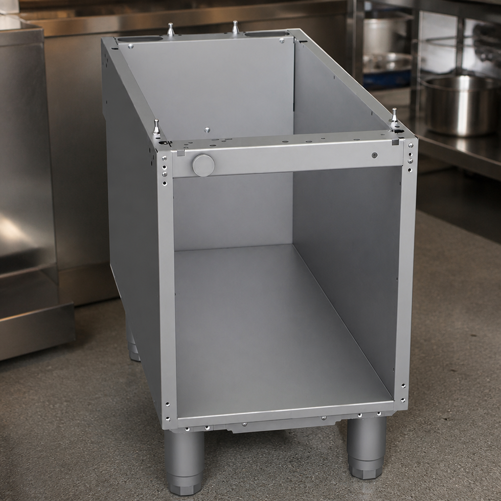 Commercial 400mm Open Stand for countertop appliances