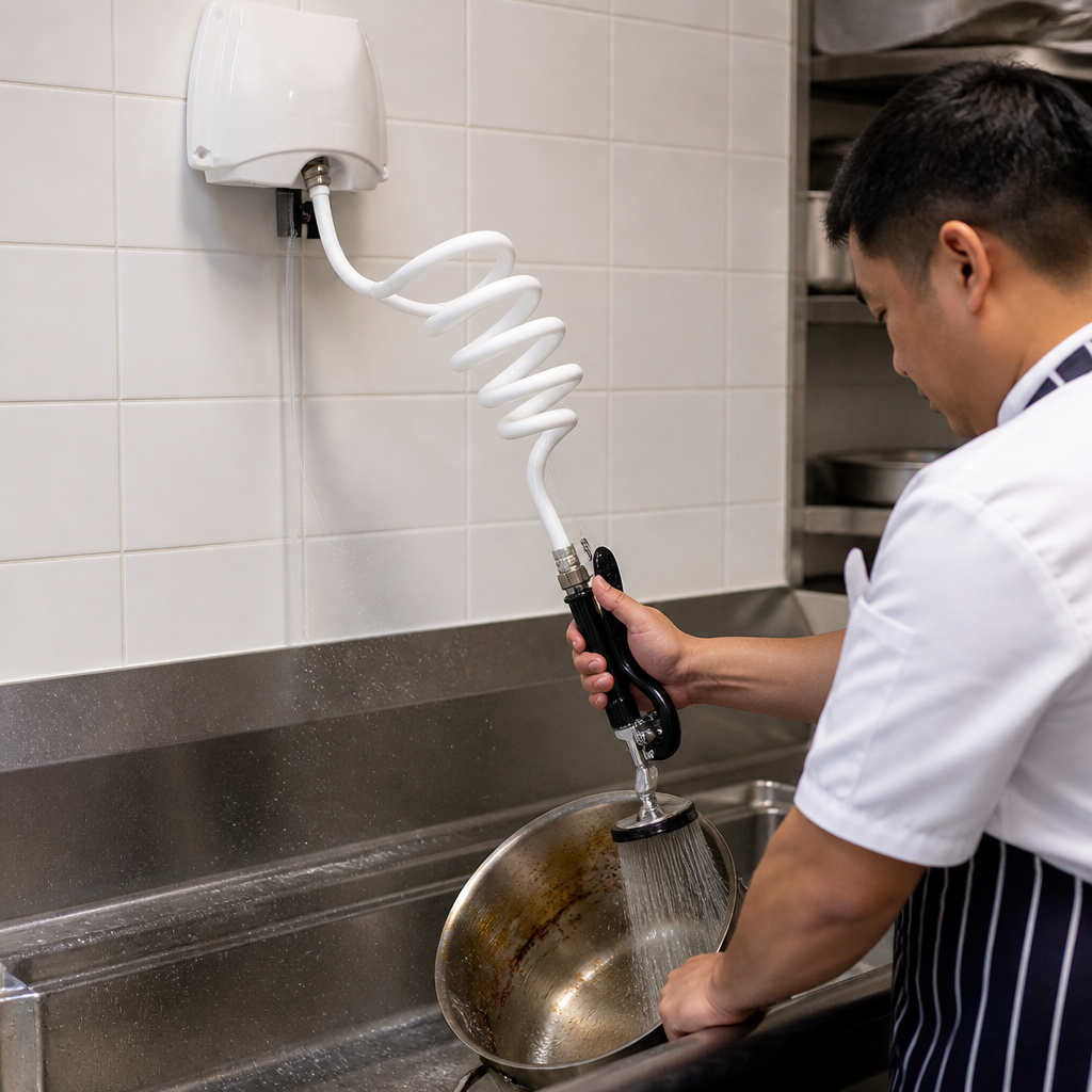 Heavy Duty Pre-Rinse Spray Tap with 800mm Hose