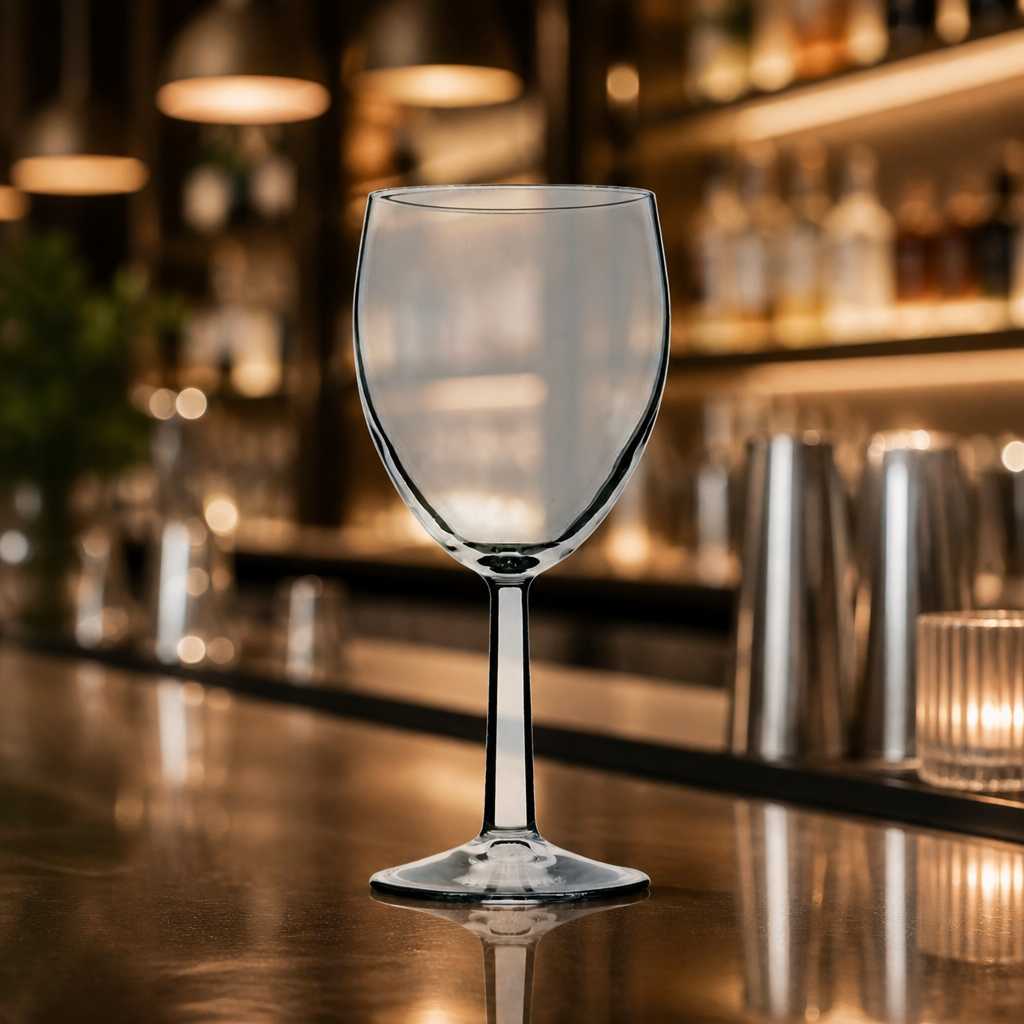 Commercial Wine Goblets 340ml Clear Glass 48 Pack