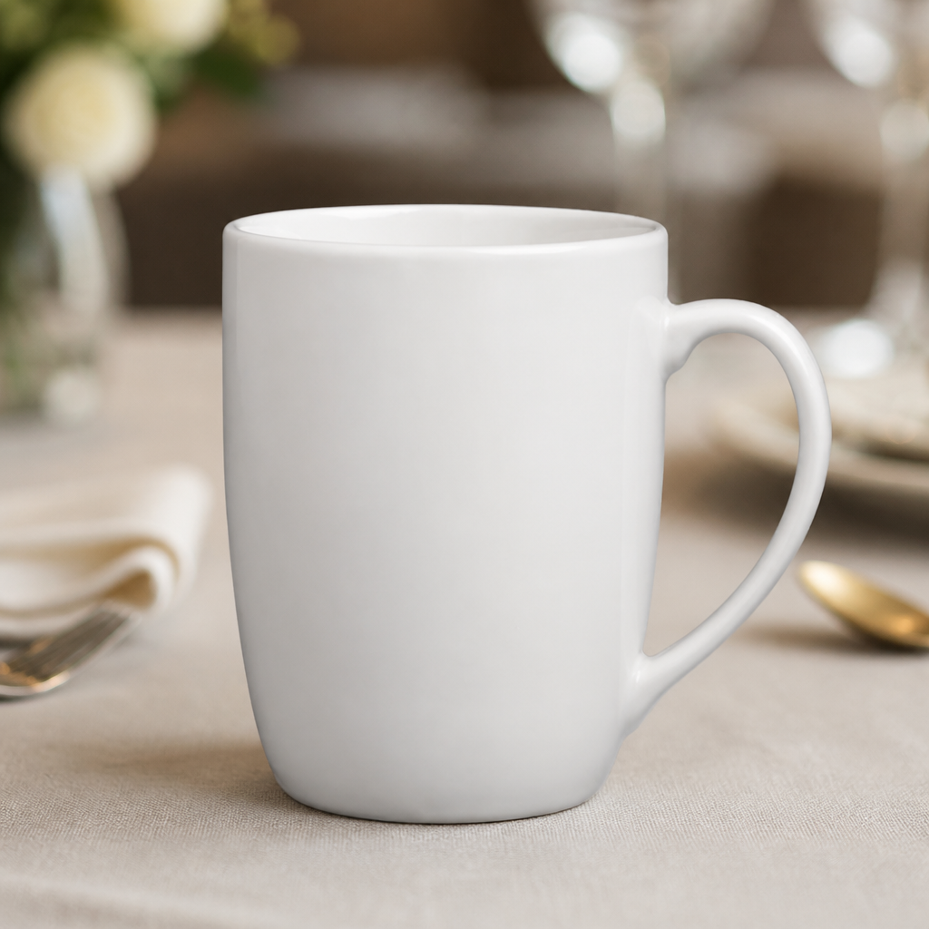 Commercial Classic Porcelain Mugs 250ml - 12 Pack