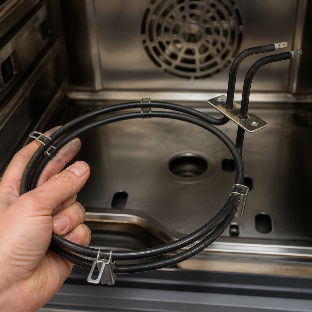 Genuine replacement heating element for commercial convection oven