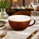 Commercial Cappuccino Cups 340ml Cinnamon Brown 12 Pack
