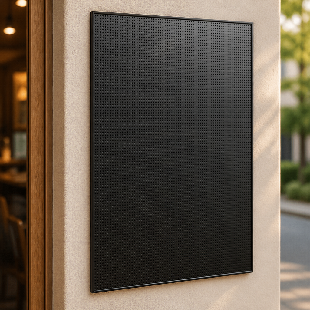 Commercial Peg Board 610mm x 914mm for message display