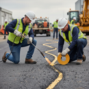 High-Performance Yellow Roadmarking Tape 100MM x 5M - Highly Visible for Enhanced Safety and Guidance