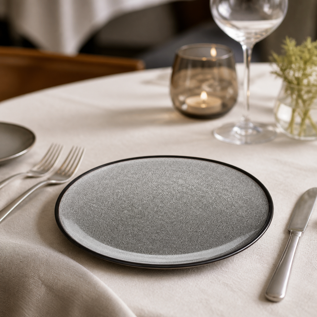 Commercial Mineral Coupe Plates 230mm - 6 Pack
