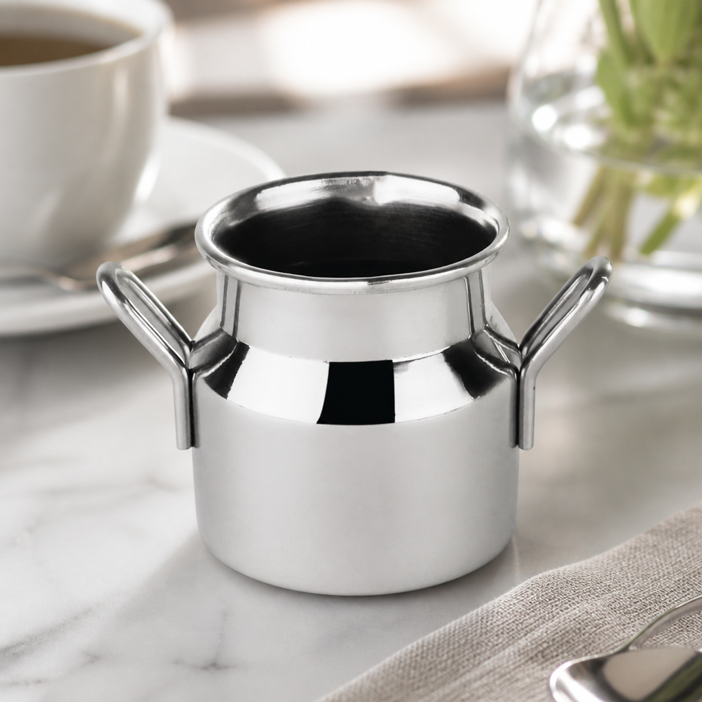 Commercial Mini Milk Churn 60ml Stainless Steel Serving Jug
