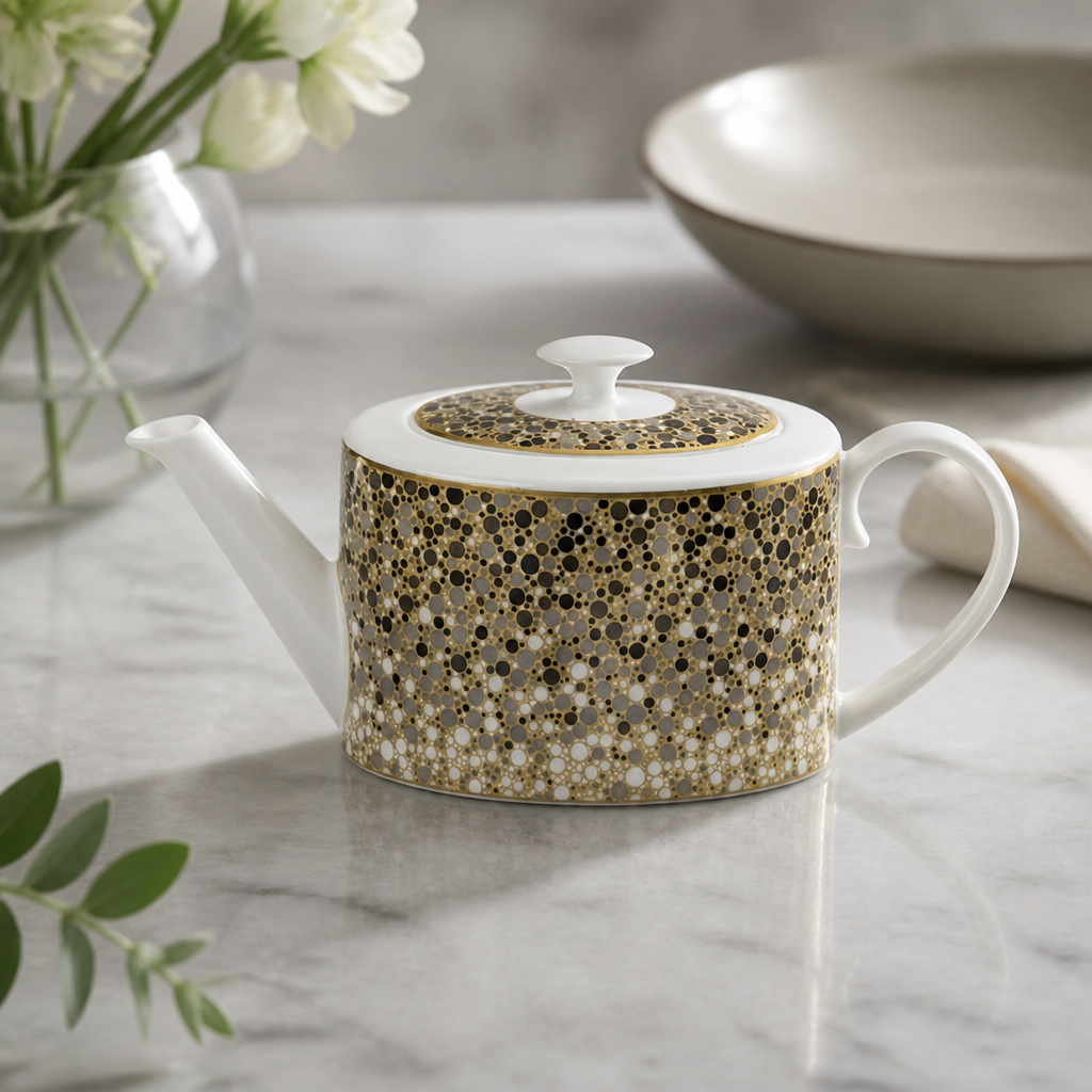 Commercial Oval Teapot 550ml Bone China 6 Pack