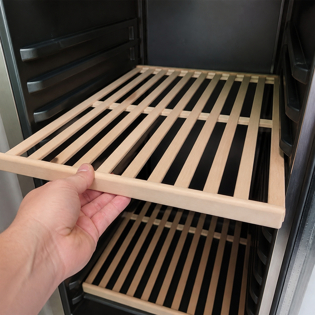 Commercial wine cooler replacement upper wood shelf 505x535mm
