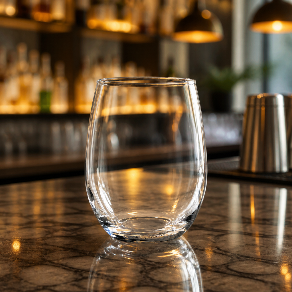 Commercial 350ml Water Tumblers - 6 Pack Clear Glasses