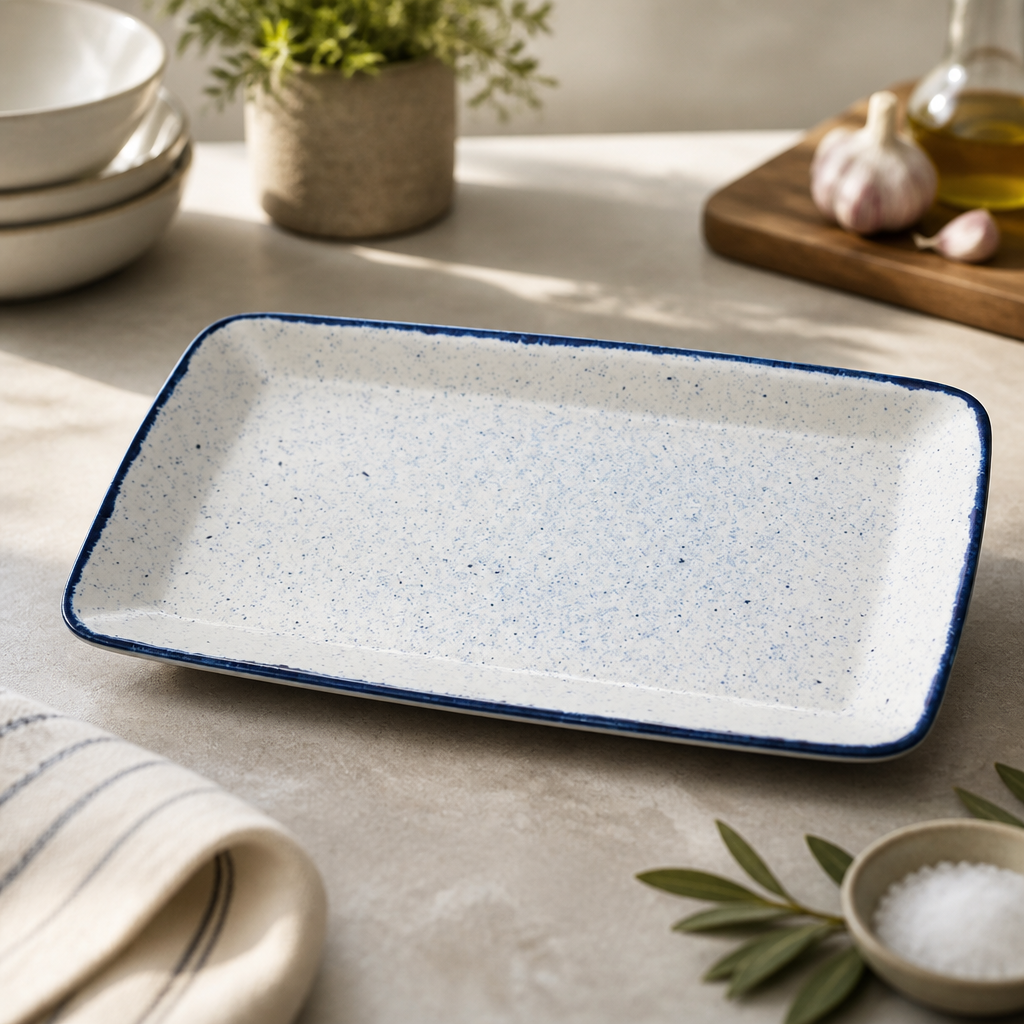 Hints Rectangular Baking Dishes Indigo Blue 325 x 530mm (2 Pack)