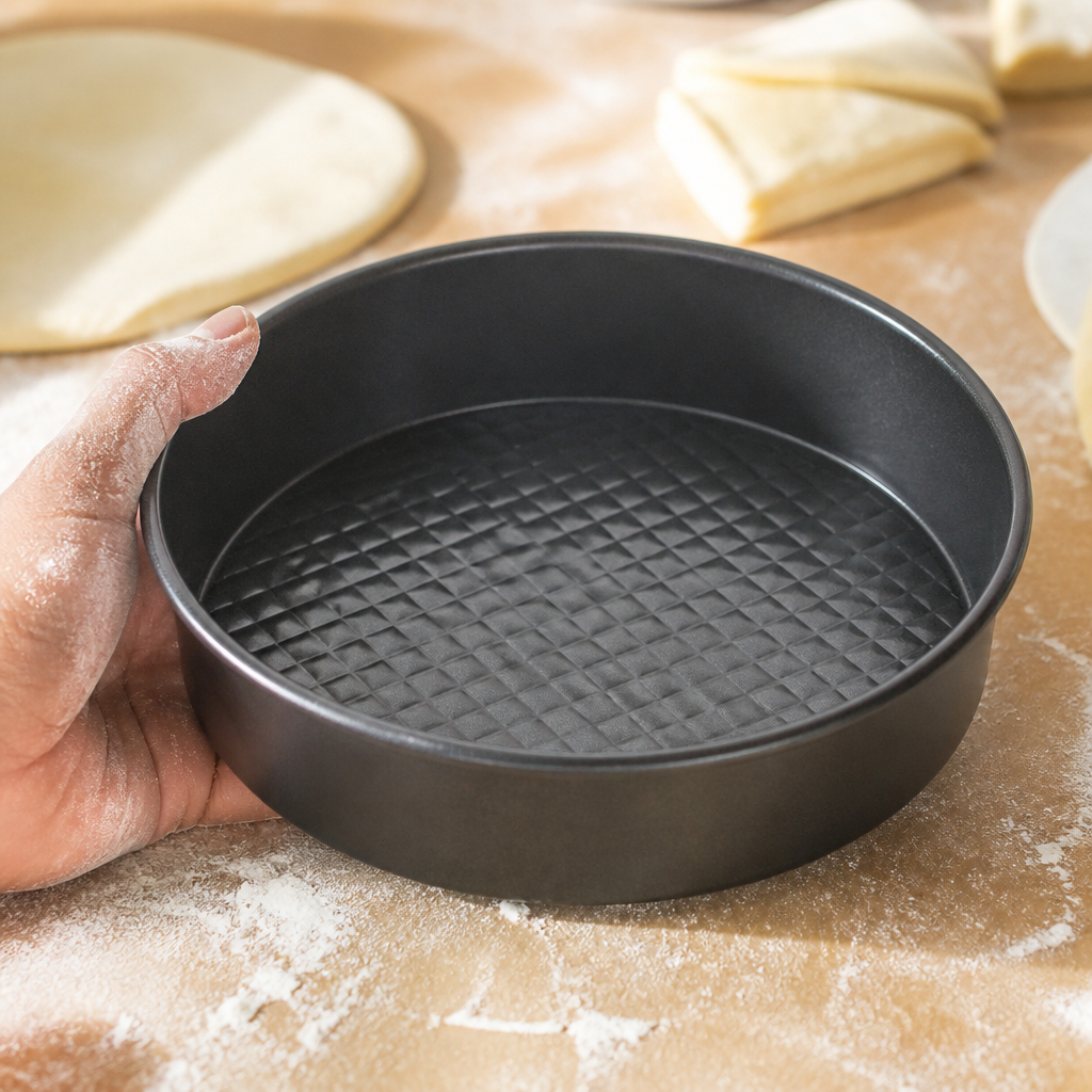 Commercial 8 Inch Loose Base Round Cake Tin for baking