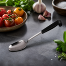 Commercial Stainless Steel Serving Spoon 240mm Black Handle
