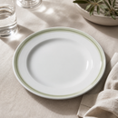 Commercial Bead Sage Plates 202mm Green 12 Pack