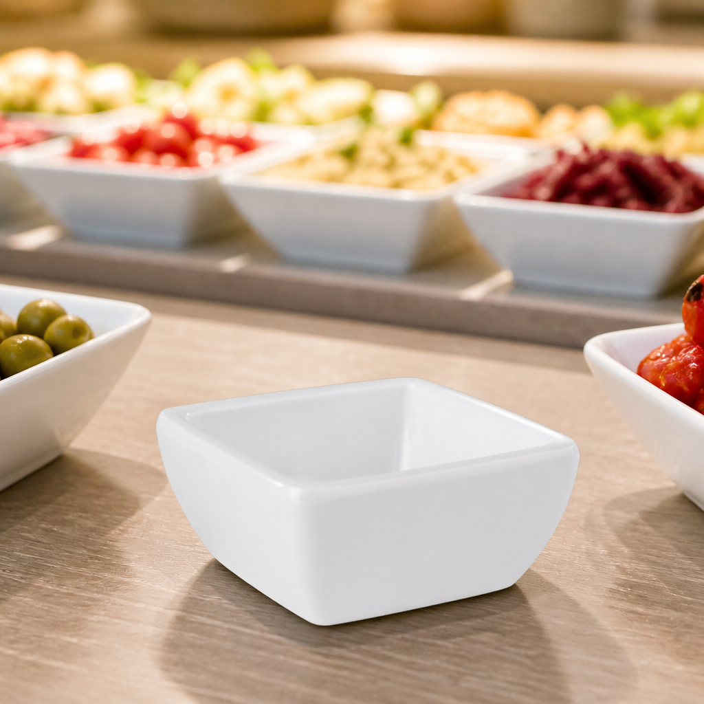 Commercial Bowl 65x65mm 50ml Eco-Friendly Recycled Plastic