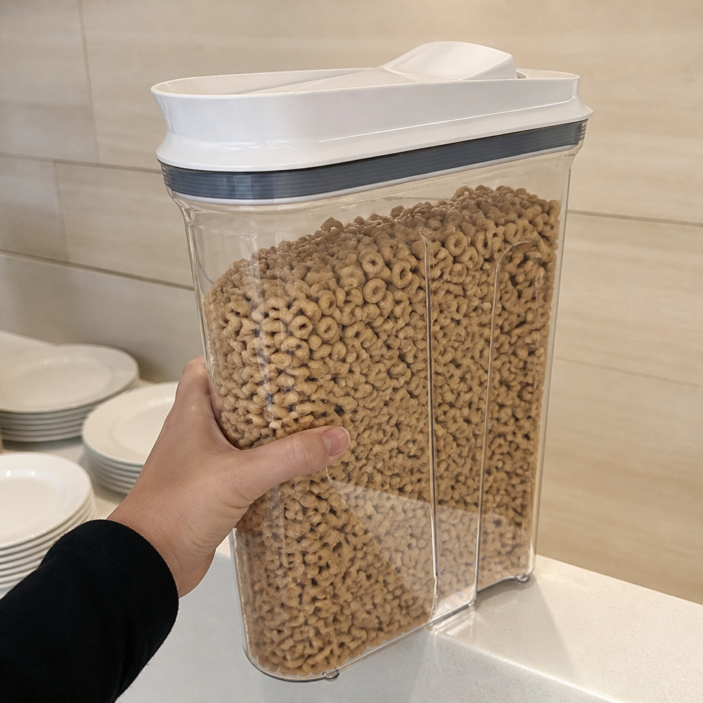 Large Commercial Cereal Dispenser 4.2L Airtight Storage Box