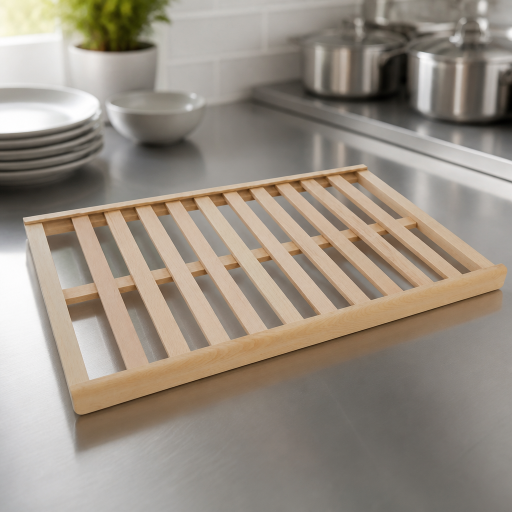 Commercial Wine Cooler Replacement Bottom Wood Shelf 505x328mm