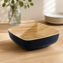 165mm Black Melamine Frida Bowl for Commercial Catering Use