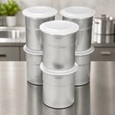 Commercial Chrome Steel Pacotizing Beakers 130mm - 6 Pack