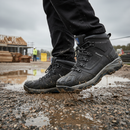 Premium Waterproof Safety Boot with 200 Joule Toecap Protection and Static Resistance, Sizes 4-15
