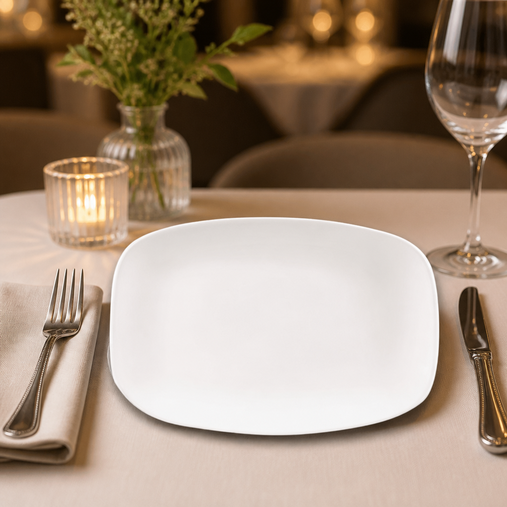 Commercial Oblong Plates 202 x 261mm 12 Pack