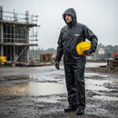 Premium Two-Piece Rainsuit with Taped Seams, Ventilation, and Comfortable Fit - High-Quality Professional Grade for Industrial and Commercial Appli...