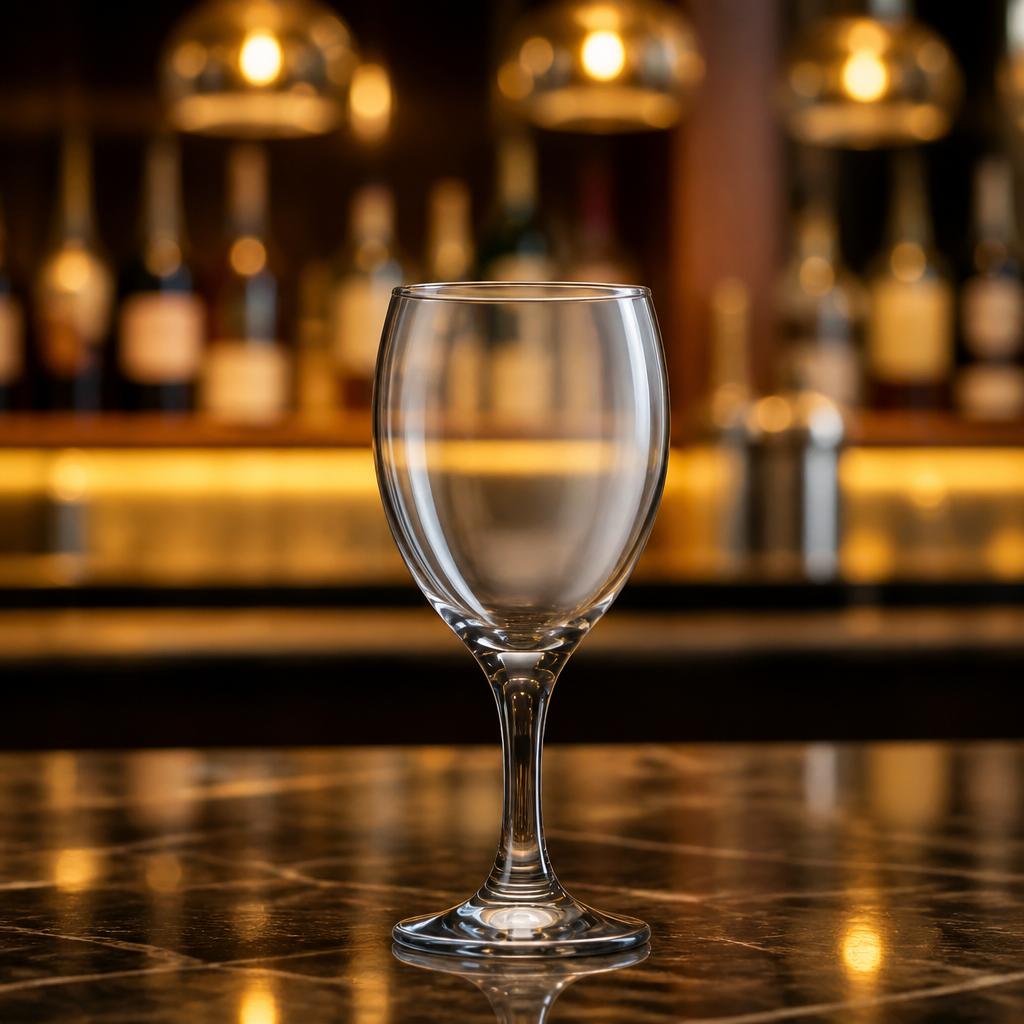 Commercial Wine Glasses 340ml Clear Glass 24 Pack