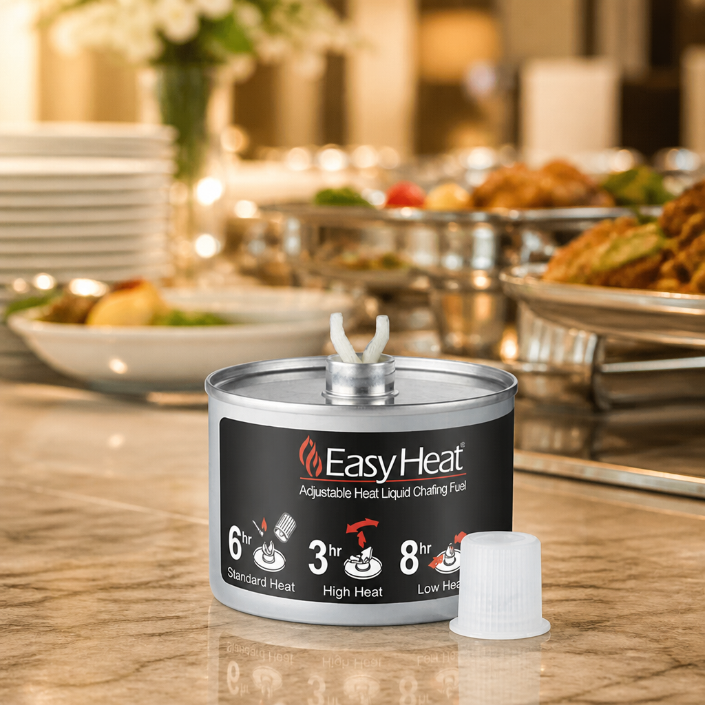Commercial Chafing Fuel 6 Hour Adjustable Heat 24 Pack