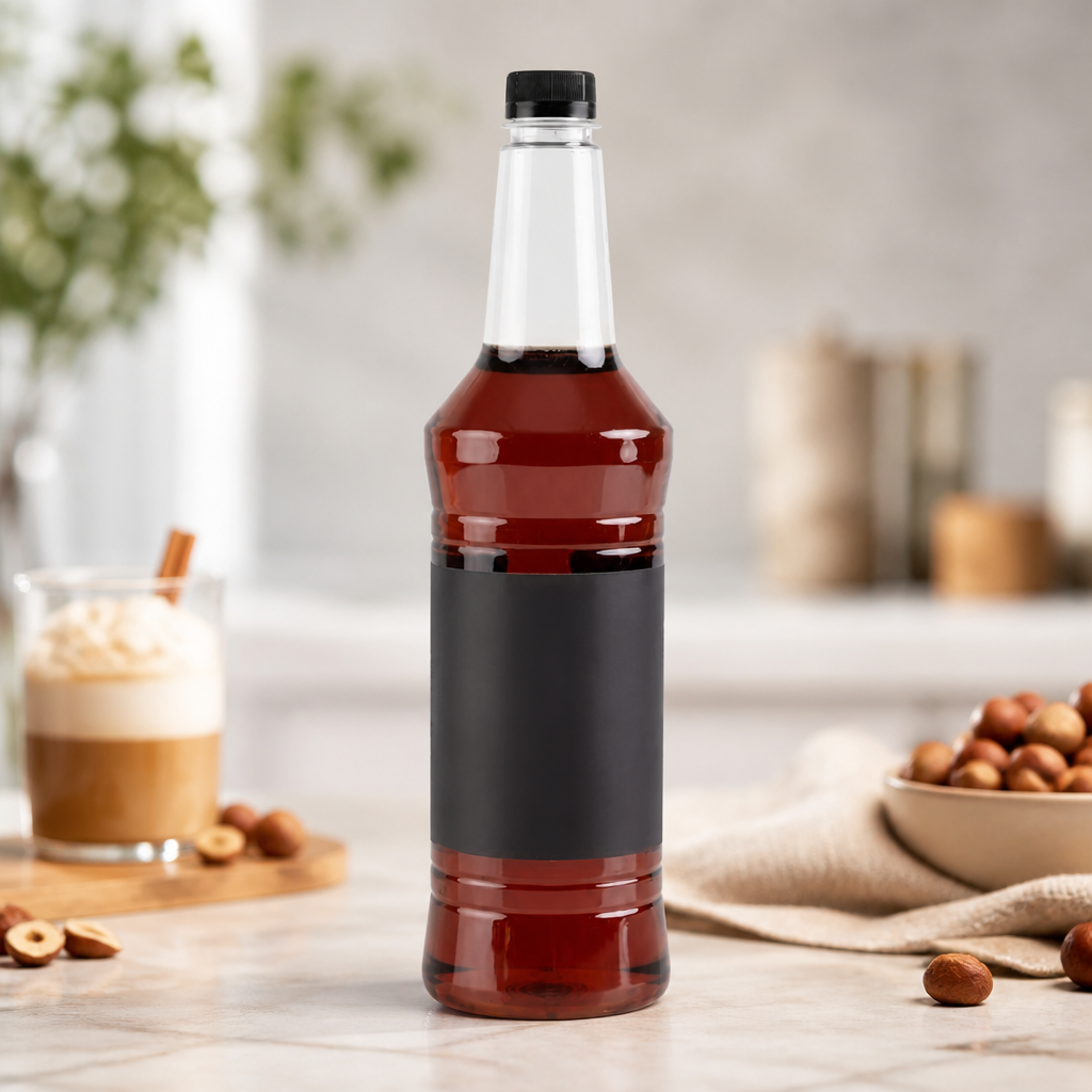 Commercial Hazelnut Syrup 1L - Perfect for Iced Drinks and Coffees
