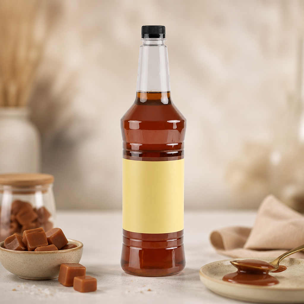 Commercial Salted Caramel Syrup 1 Litre for beverages