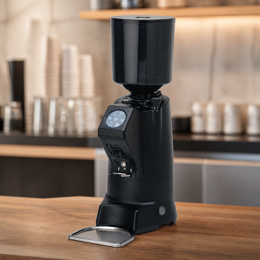 Commercial Coffee Grinder with adjustable grinding and dosing