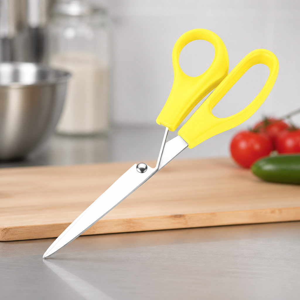 Commercial Kitchen Scissors Yellow Colour Coded For Food Safety