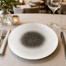 Commercial Deep Coupe Plates Quartz Black 255mm 12 Pack