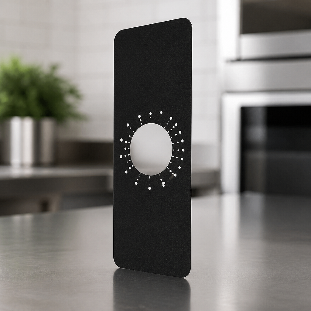 Commercial Microwave Membrane Sticker 192mm x 76mm Polycarbonate