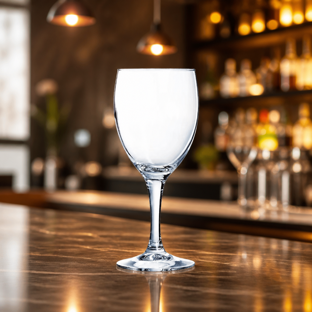 Commercial Wine Glasses 245ml Dishwasher Safe 12 Pack