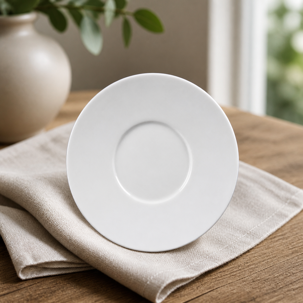 Commercial Porcelain Saucers 148mm - 12 Pack