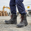 Premium ESD Certified High Ankle Safety Boots S3 with Waterproof and Slip-Resistant Features in Sizes 6-12