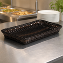 Commercial Polyrattan Bread Basket GN 1/1 65mm for Buffets