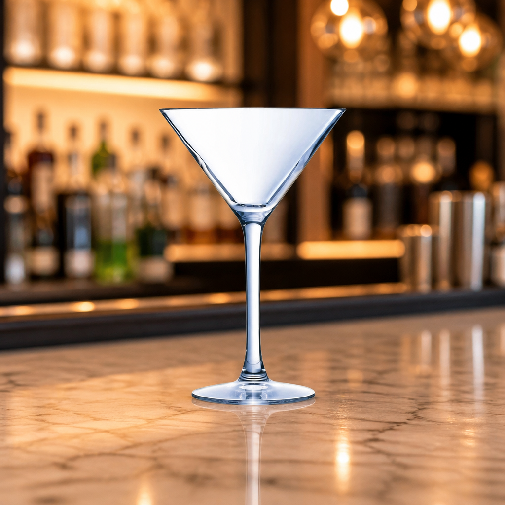 Commercial Martini Glasses 210ml Clear 12 Pack